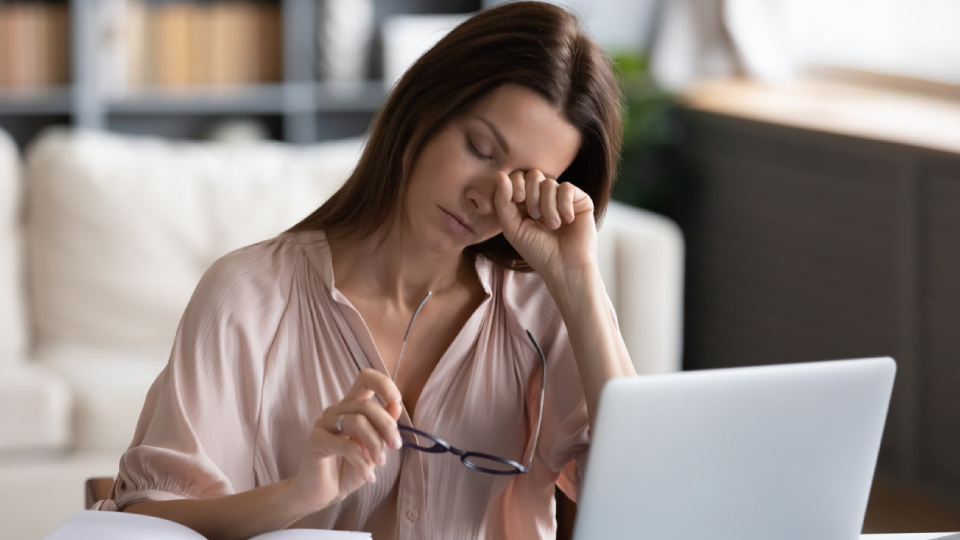 Как снять напряжение с глаз