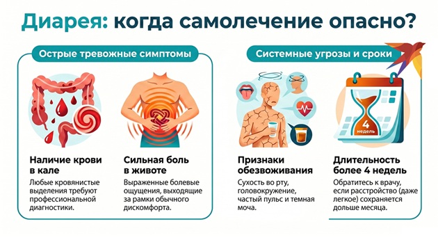 Когда обращаться к врачу при поносе