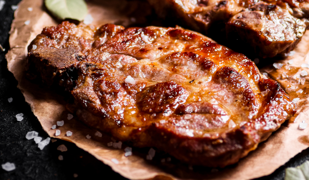 Сочная свинина на сковороде