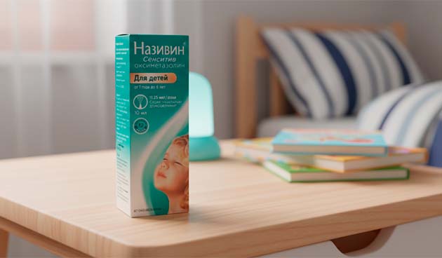 Спрей назальный «Називин Сенситив»