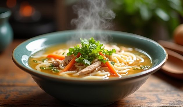 Простой вермишелевый суп из курицы