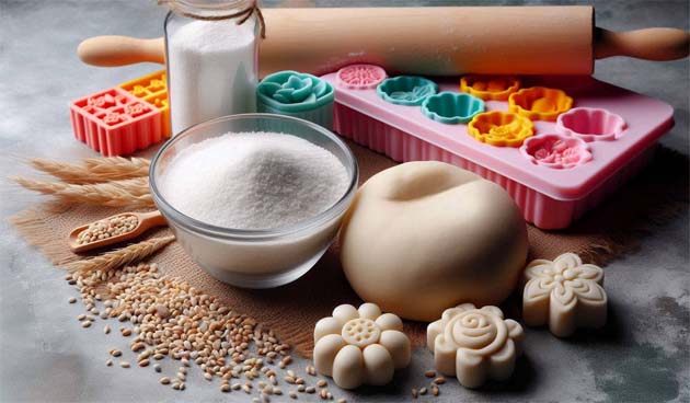 Соленое тесто для поделок без запекания