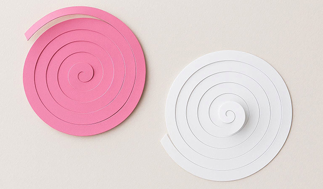 Волшебная вращающаяся спираль