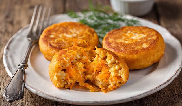 Сырники с тыквой и морковью