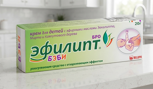 Крем для детей «Эфилипт бро бэби»