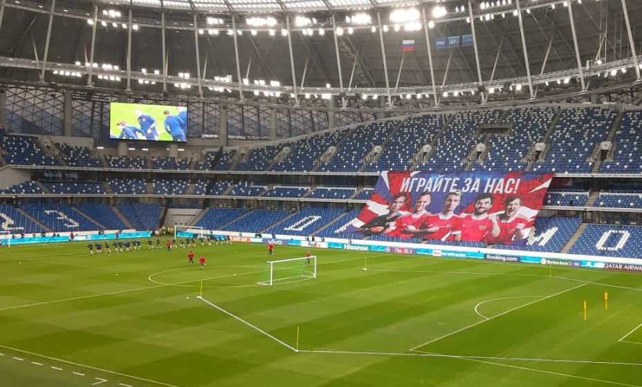 Сборная России провела занятие, которое было открыто для болельщиков. Фото: «КП Спорт»