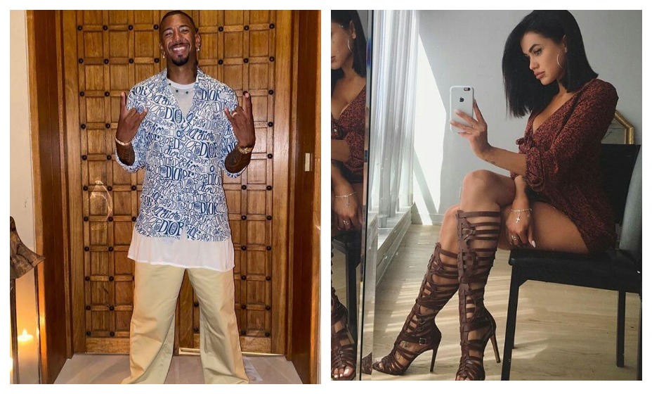 Жером Боатенг и бывшая девушка Шерин Зенлер. Фото: Instagram Боатенга и Зенлер