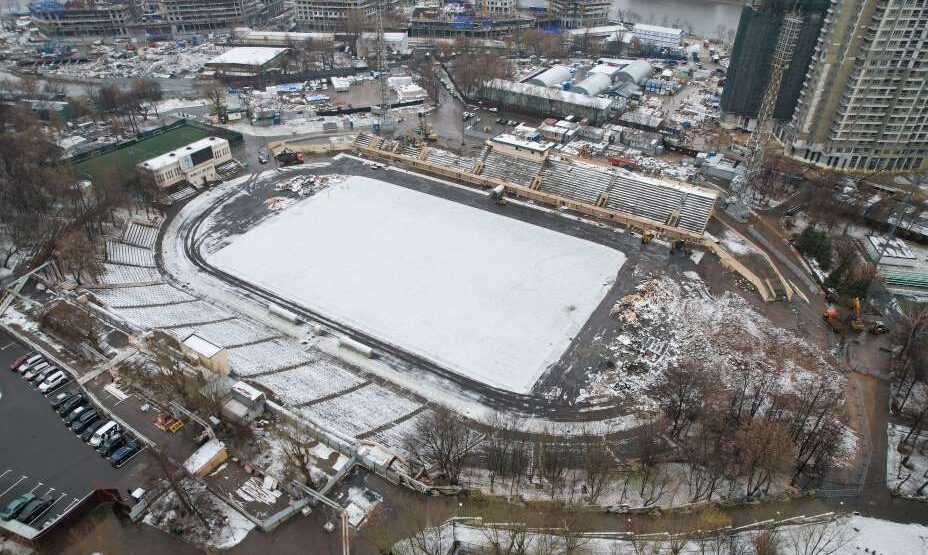 Стадион Торпедо перед уничтожением