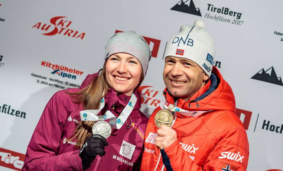 Легендарные биатлонисты Уле-Эйнар Бьорндален и его жена Дарья Домрачева нашли свое счастье. Фото: Global Look Press