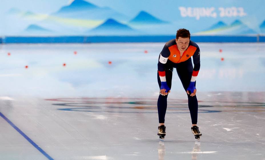 Свен Крамер накануне своего последнего старта. Фото: Reuters