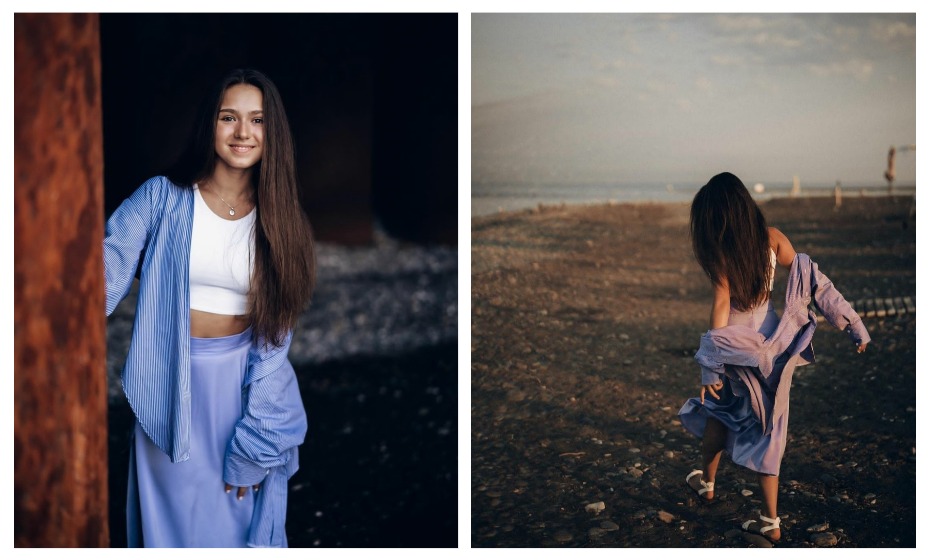 Камила Валиева провела фотосессию у моря. Фото: соцсети Камилы Валиевой