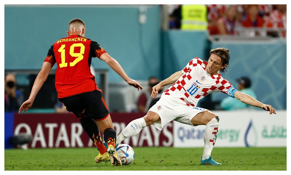 Хорватии Модрича хватит ничьей с Бельгией для выхода в 1/8 ЧМ-2022. Фото: Reuters