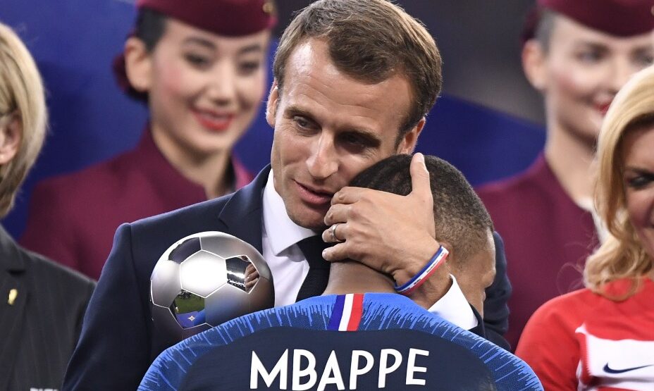 Макрон и Мбаппе