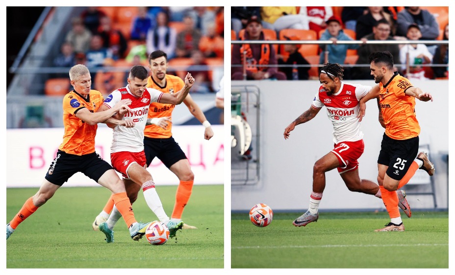 «Урал» открыл счет, а «Спартак» сравнял. Фото: соцсети ФК «Спартак»