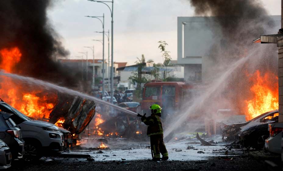 Ашкелон подвергся ракетной атаке из Сектора Газа. Фото: Reuters
