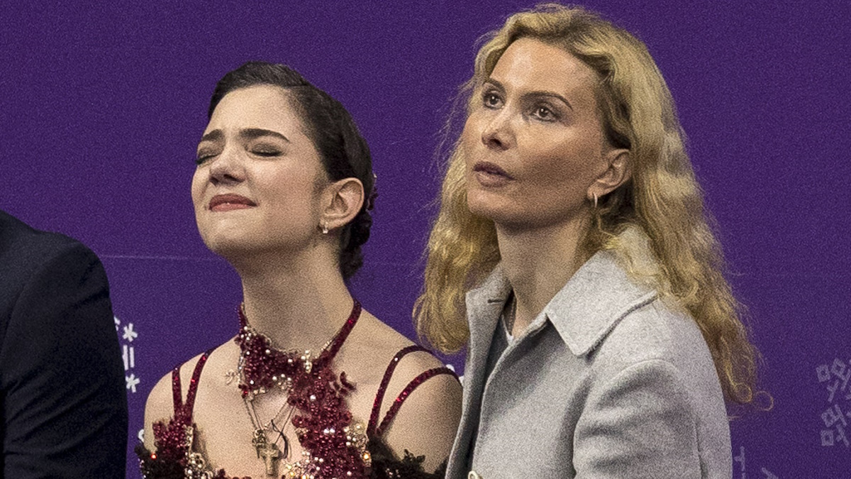 Этери Тутберидзе и Евгения Медведева на Олимпиаде-2018. Фото: GLOBAL LOOK PRESS