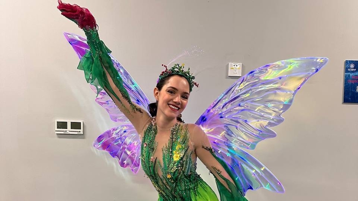 Евгения Медведева перед ледовым шоу в Китае. Фото: соцсети фигуристки Евгении Медведевой