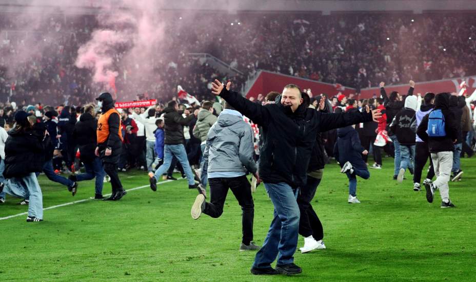 Грузия празднует выход своей сборной на Евро 2024. Фото: Reuters