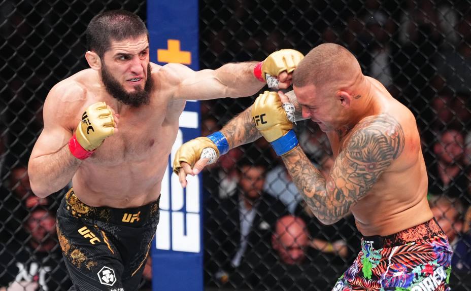 Ислам Махачев справился с Дастином Порье. Фото: Соцсети UFC