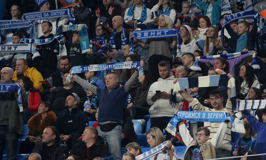 Фанаты «Зенита» раскритиковали атмосферу на домашнем стадионе клуба. Фото: Global Look Press