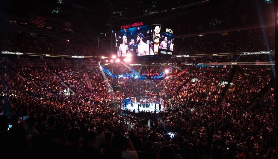 В такой атмосфере прошел поединок. Фото: Соцсети UFC