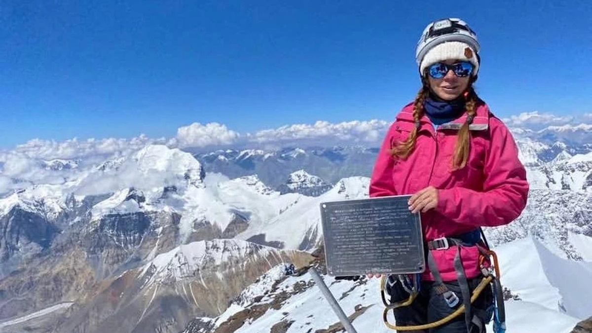 Наталья Наговицина мечтала покорить пик Победы. Фото: соцсети спортсменки