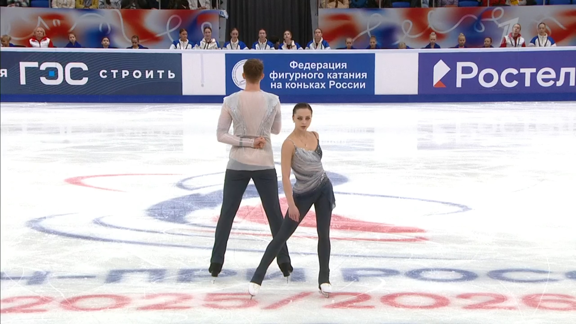 Александра Бойкова и Дмитрий Козловский в Красноярске. Фото: стоп-кадр прямого эфира 