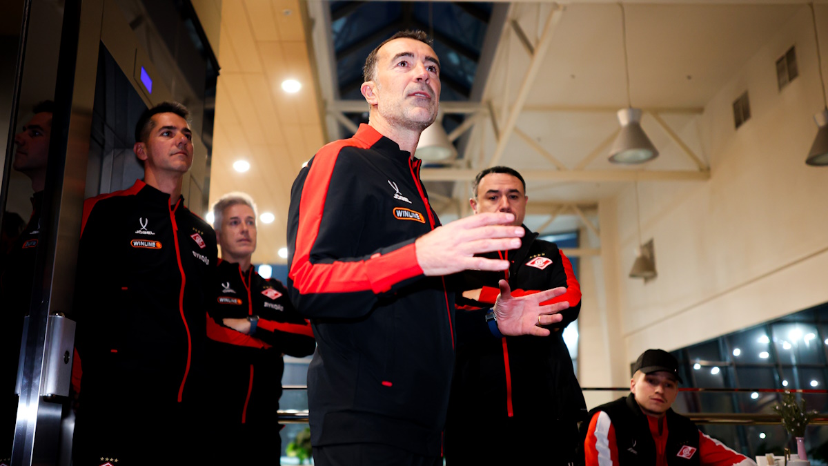 Новый спартаковский тренер Хуан Карлос Карседо активно готовит команду ко второй части РПЛ. Фото: пресс-служба ФК