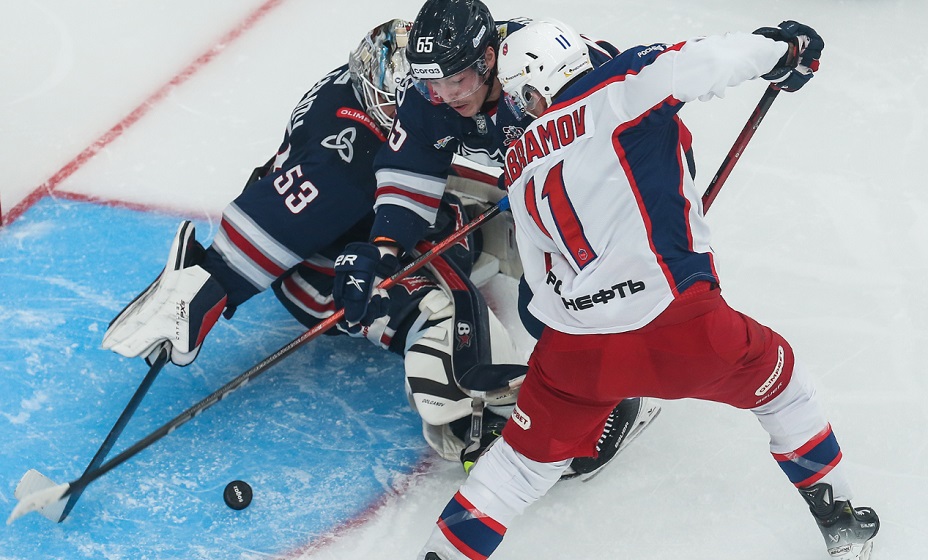 ЦСКА в матче КХЛ. Фото: ХК ЦСКА