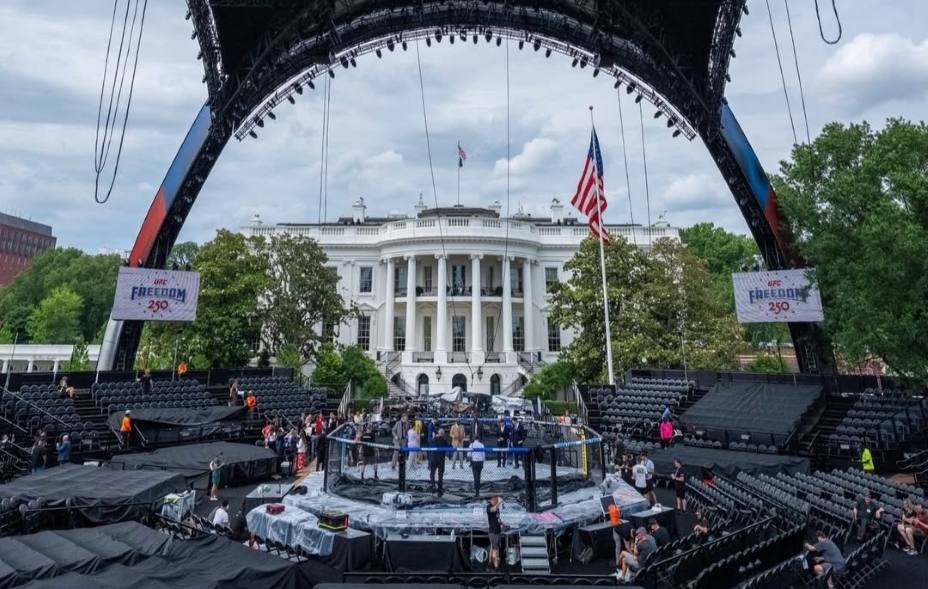 UFC Freedom 250 пройдет на лужайке перед Белым домом в США. Фото: Соцсети UFC