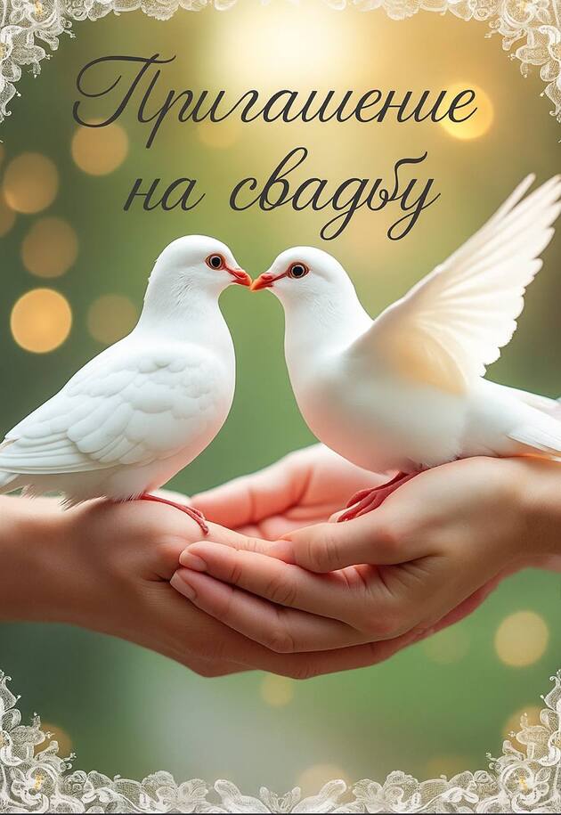 Популярные приглашения на свадьбу